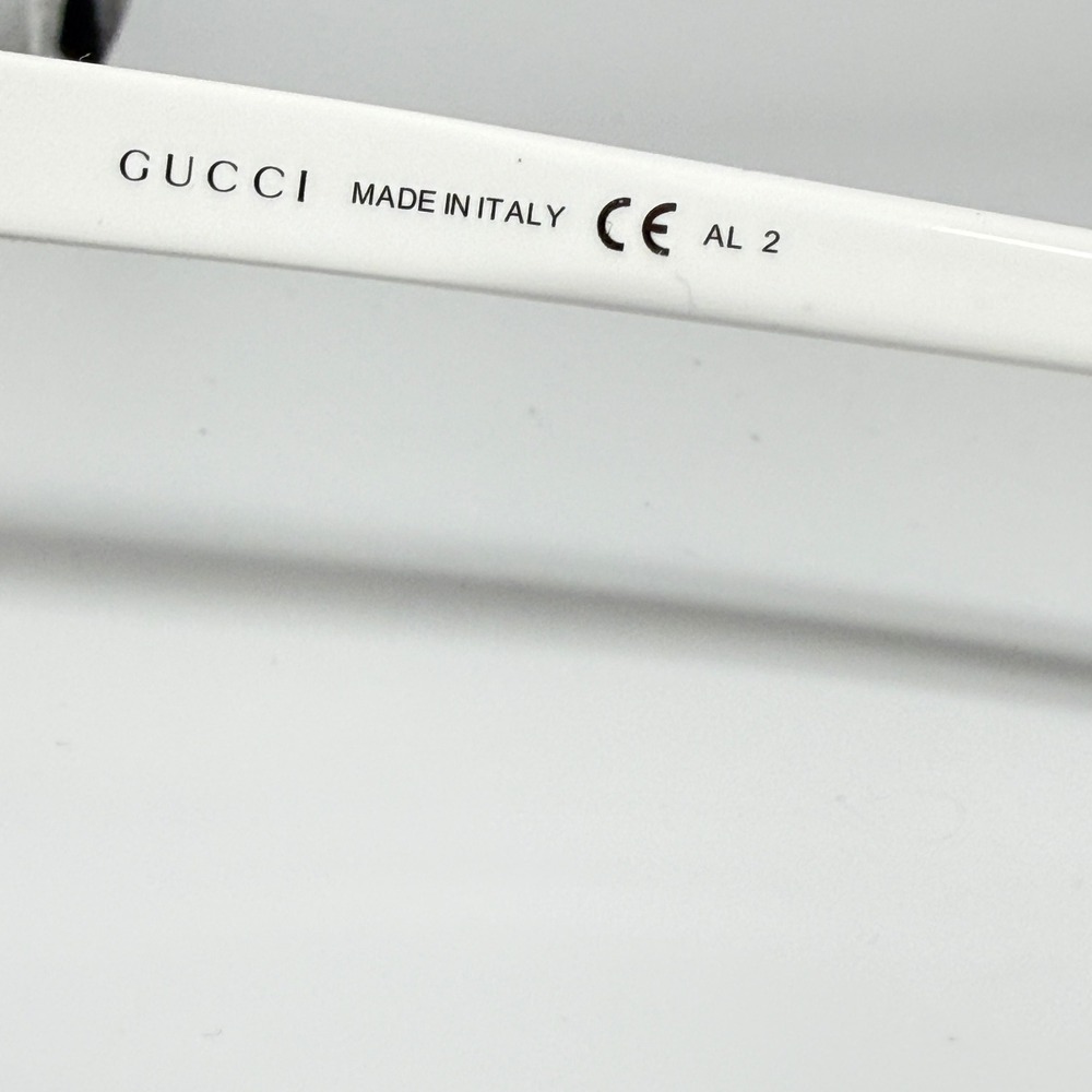 Gucci GG 3539/S 5FB81 Sunglasses Black White Web Stripe 62-11-135 Made in Italy - Picture 8 of 9